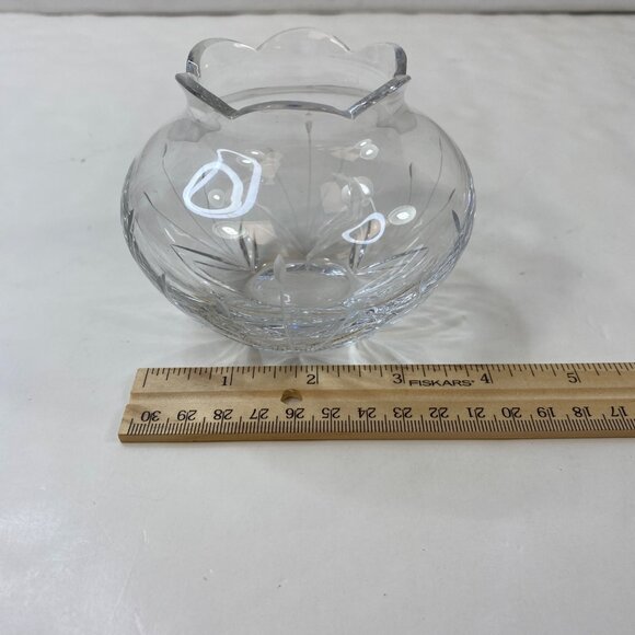 Set of 2 Mikasa Petit Points Cut Crystal Votive Vase Candle Holders - Picture 8 of 10